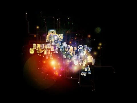 Cloud Technology Background Ilustração Stock