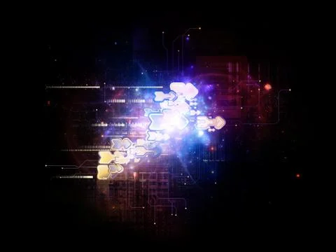 Cloud Technology Burst イラスト素材
