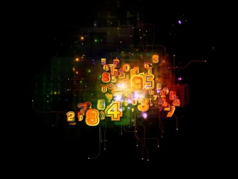 Cloud Technology Composition Ilustração Stock