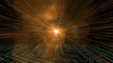 Cloud technology concept Stock Footage 87110460