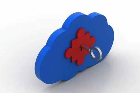 Cloud technology concept Stock Illustration