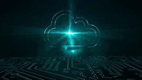 Cloud technology, data storage tech concept Video stock 104159794