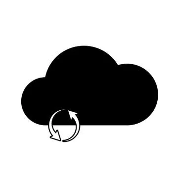 Cloud technology icon 스톡 일러스트