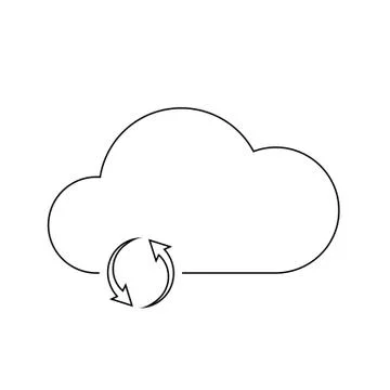 Cloud technology icon イラスト素材