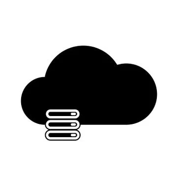 Cloud technology icon 스톡 일러스트