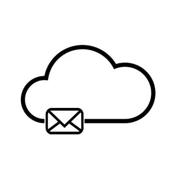 Cloud technology icon Stock-Illustration