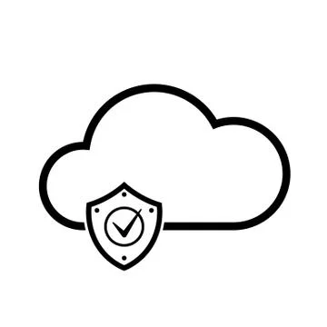 Cloud technology icon 스톡 일러스트