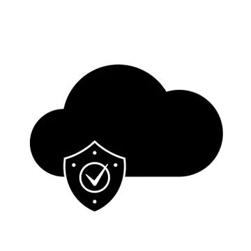 Cloud technology icon Illustrazione stock