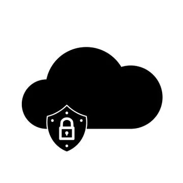 Cloud technology icon Illustrazione stock