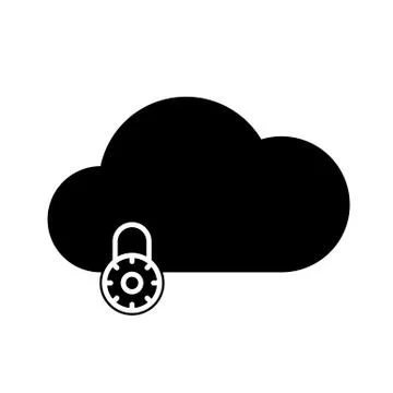 Cloud technology icon 스톡 일러스트