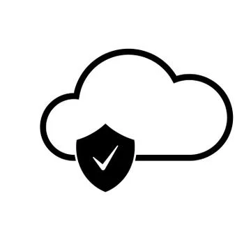 Cloud technology icon Stock Illustration