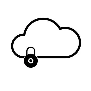 Cloud technology icon 스톡 일러스트