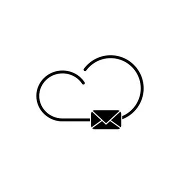 Cloud technology icon Stock-Illustration