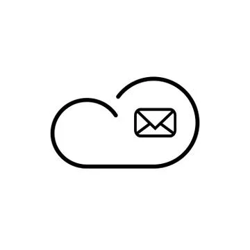Cloud technology icon 스톡 일러스트