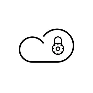 Cloud technology icon 스톡 일러스트