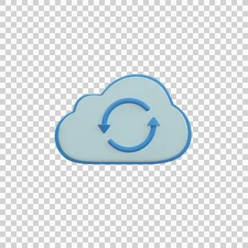 Cloud technology. icon transfer data to cloud computing concept Illustrazione stock