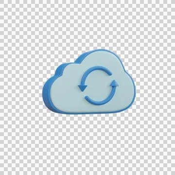 Cloud technology. icon transfer data to cloud computing concept イラスト素材