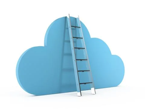 Cloud technology Illustrazione stock