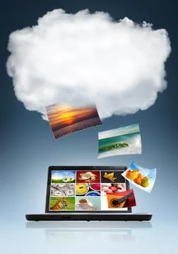 Cloud technology Stock Illustration