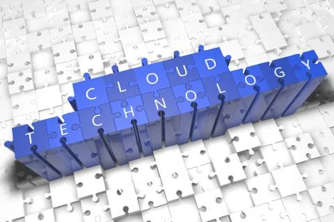 Cloud technology Stock Illustration