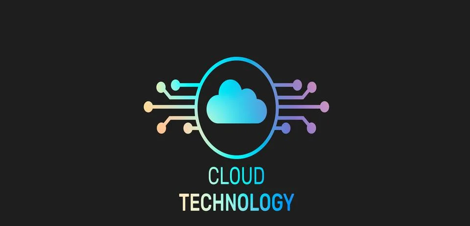 Cloud technology Stock Illustration