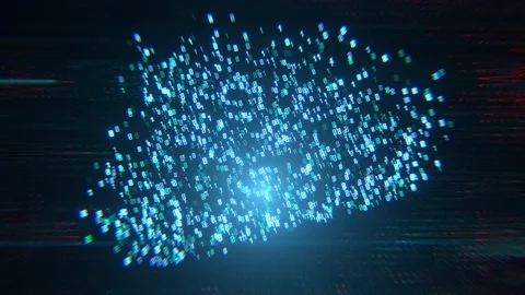 Cloud technology. Internet technology and communication. Modern background. Stock Footage 245818055