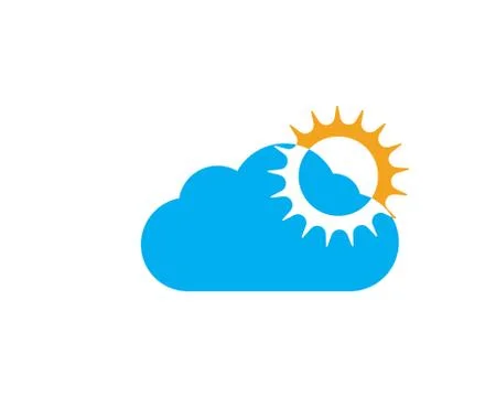 Cloud technology Logo Template Stock Illustration