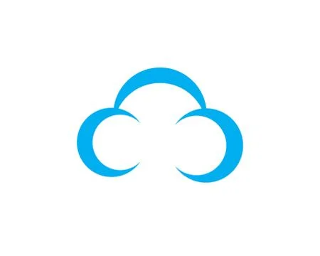 Cloud technology Logo Template Stock Illustration