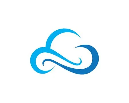 Cloud technology Logo Template Stock Illustration