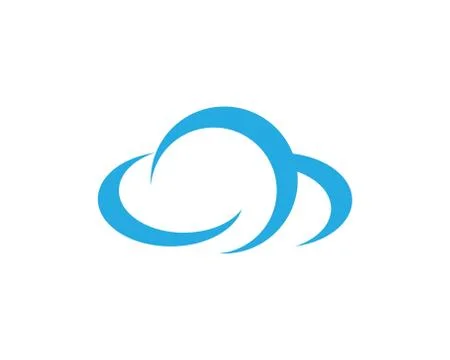 Cloud technology Logo Template Illustrazione stock