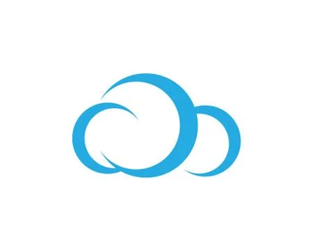 Cloud technology Logo Template Illustrazione stock