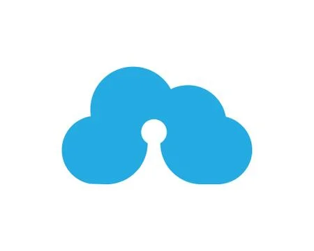 Cloud technology Logo Template Illustrazione stock