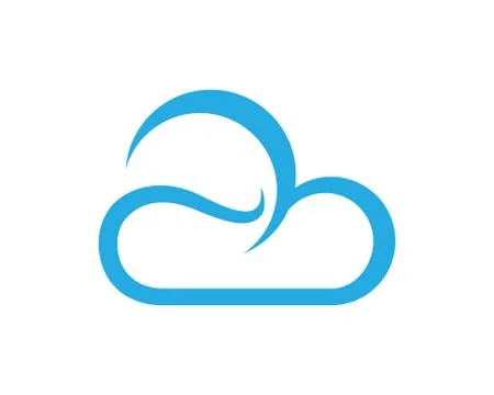 Cloud technology Logo Template Stock Illustration