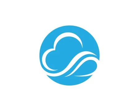 Cloud technology Logo Template Illustrazione stock