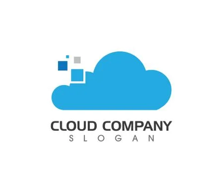 Cloud technology Logo Template Stock Illustration