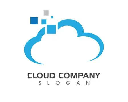 Cloud technology Logo Template Stock Illustration