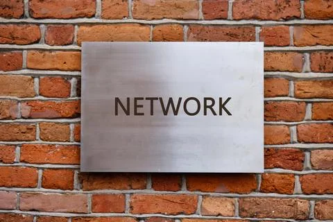Cloud technology, upload and download concept. Copy space. NETWORK written on a 스톡 사진