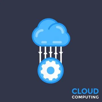 Cloud technology vector illustration 스톡 일러스트