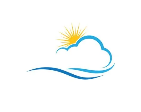 Cloud technology vector logo template design vector Stock Illustration