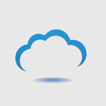 Cloud template vector Stock Illustration