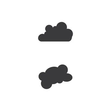 Cloud template vector 库存插图