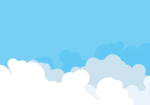 Cloud template vector illustration design Illustrazione stock