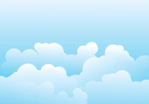 Cloud template vector illustration Stock Illustration