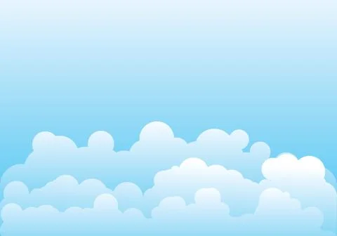 Cloud template vector illustration Stock Illustration