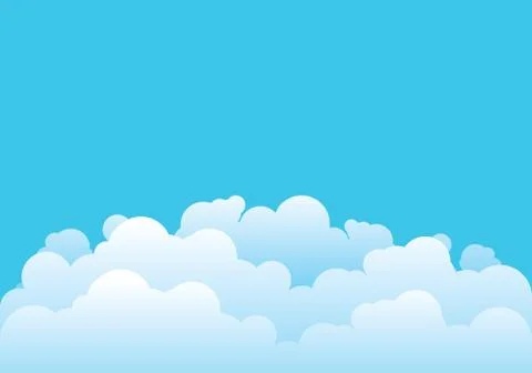 Cloud template vector illustration Illustration