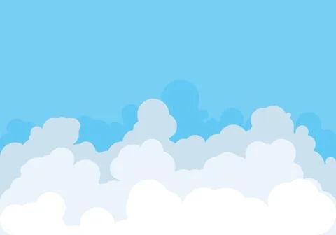 Cloud template vector illustration Stock Illustration