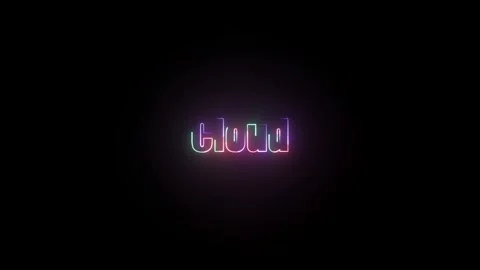 Cloud Text Animation | Soft Motion Graphic MP4 Stock Footage 324801733