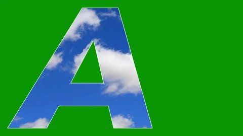 Cloud Text green screen animation Stock Footage 301291828