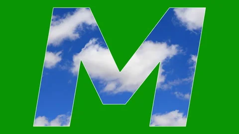 Cloud Text green screen animation Stock Footage 301292037