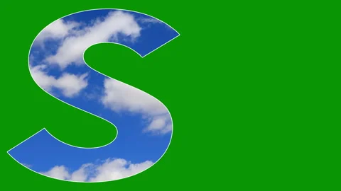 Cloud Text green screen animation Stock Footage 301292118